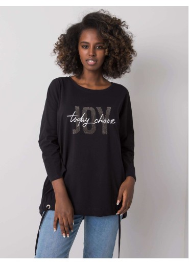 Čierne tričko s potlačou