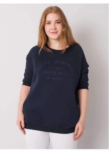 Modrá pohodlná mikina