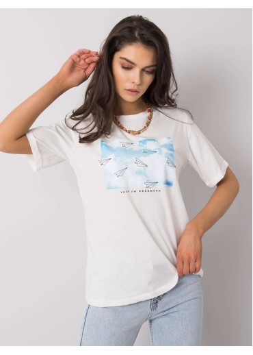 Biele bavlnené tričko