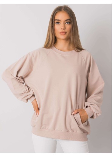 Červená basic mikina