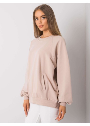 Červená basic mikina