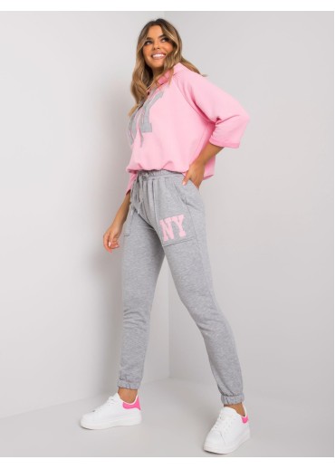 Ružová tepláková súprava