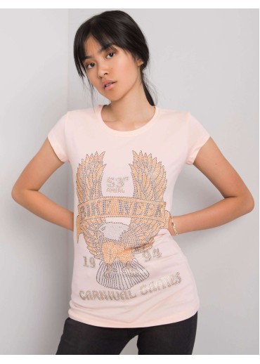 Modré bavlnené tričko