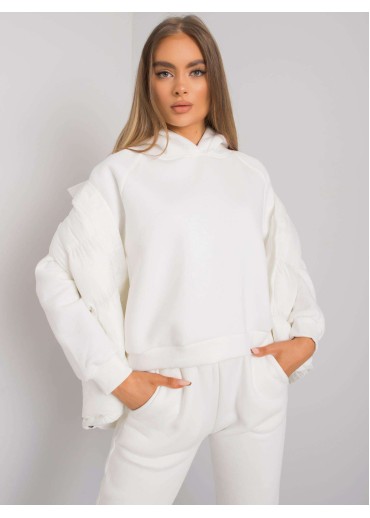 Biela tepláková súprava s vestou