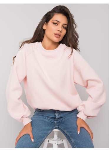 Púdrovo ružová mikina