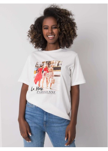 Biele bavlnené tričko