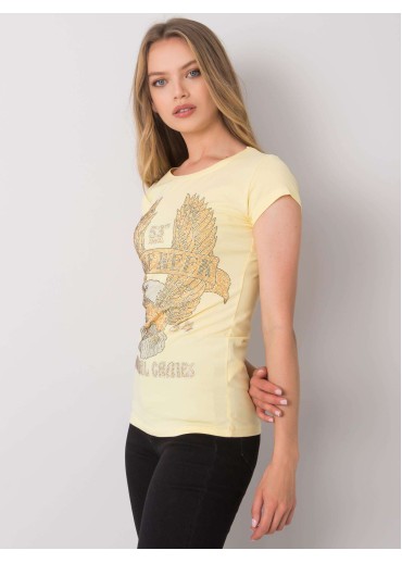 Modré bavlnené tričko