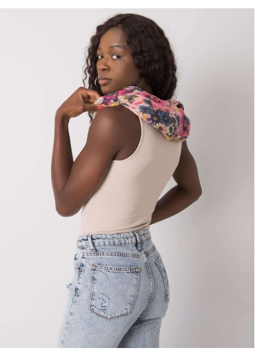 Béžovo hnedá šatka