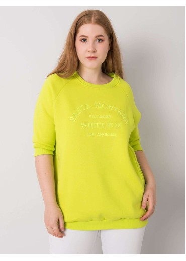 Žltá pohodlná mikina