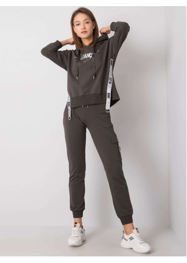 Khaki zelená tepláková súprava