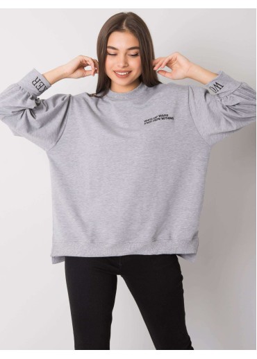 Sivé bavlnené tričko