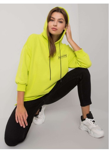 Khaki zelená bavlnená mikina