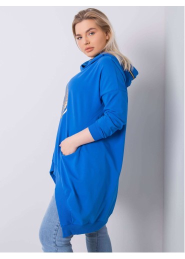 Khaki zelená mikina s kapucňou