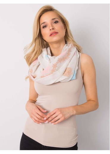 Béžovo hnedá šatka