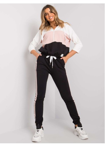 Tmavopúdrovo ružová tepláková súprava