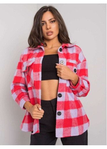 Červená károvaná košeľa