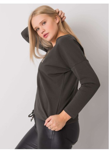 Khaki zelené one size tričko