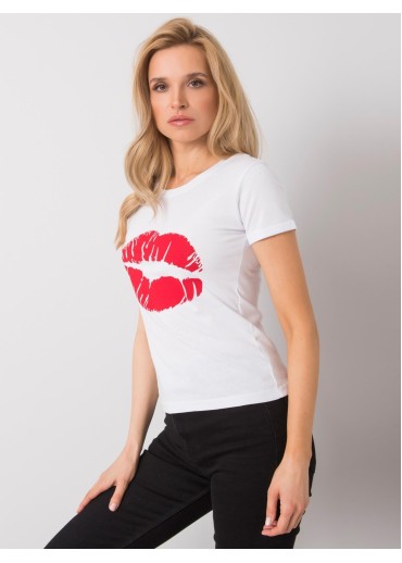 Biele bavlnené tričko