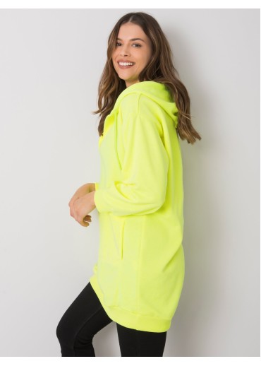 Žltá predĺžená mikina