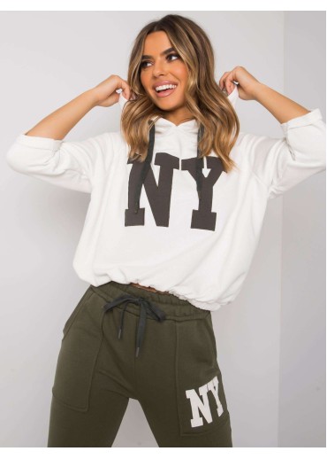 Biela tepláková súprava