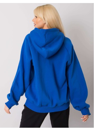 Béžovo hnedá oteplená mikina s kapucňou