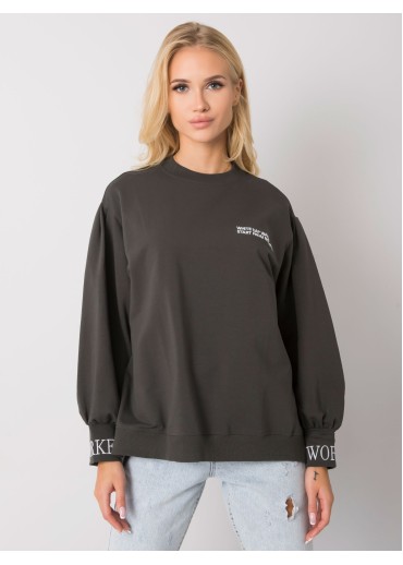 Khaki zelené bavlnené tričko