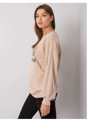 Béžovo hnedé tričko s dlhým rukávom