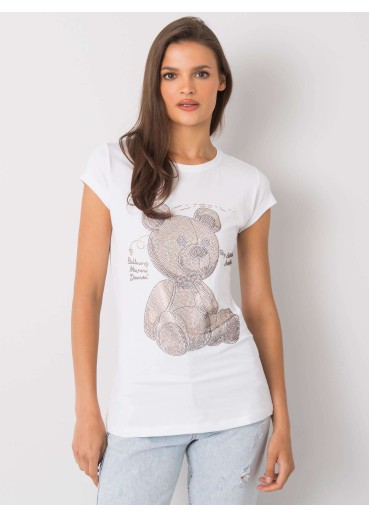 Biele bavlnené tričko