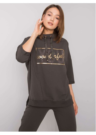 Khaki zelená tepláková súprava