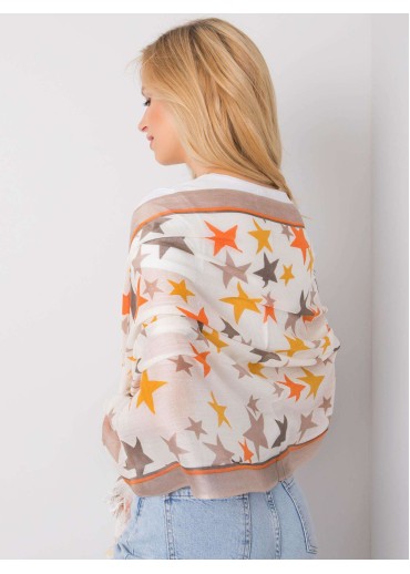 Béžovo hnedá šatka