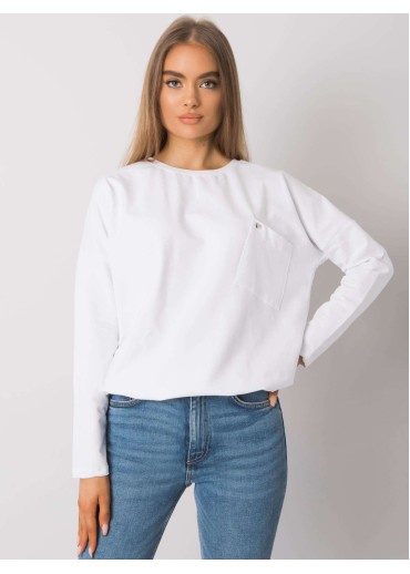 Biele tričko s dlhým rukávom