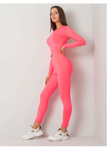 Neónovo ružový športový komplet