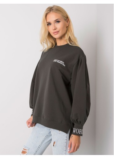 Khaki zelené bavlnené tričko