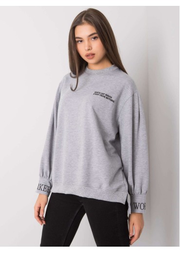 Sivé bavlnené tričko