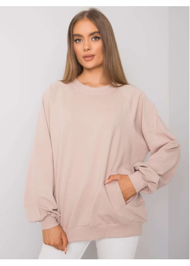 Červená basic mikina