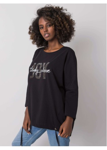 Čierne tričko s potlačou