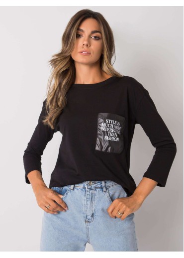 Čierne elegantné tričko