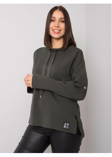 Khaki zelená mikina