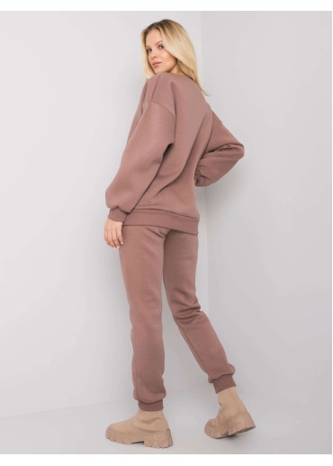 Hnedá tepláková súprava