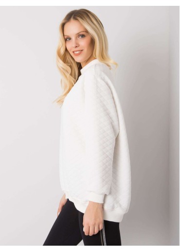 Smotanovo biela dámska mikina