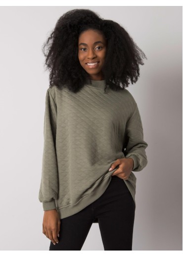 Khaki zelená dámska mikina