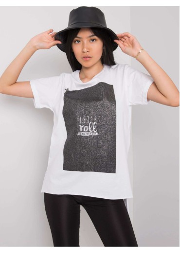 Biele basic tričko s potlačou