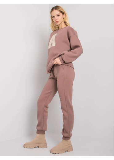 Hnedá tepláková súprava