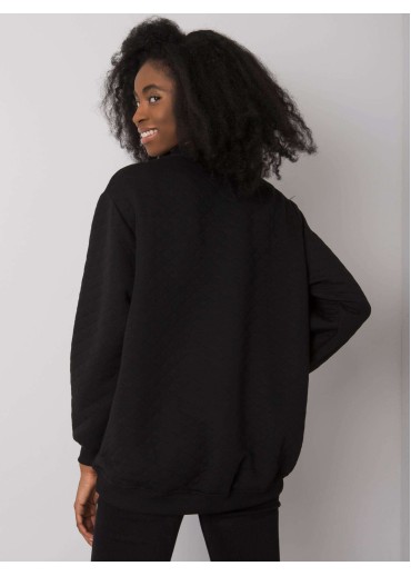 Čierna dámska mikina