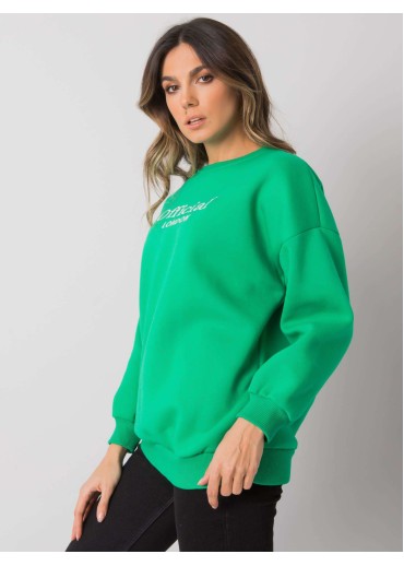 Zelená basic mikina