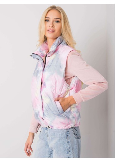 Žltá batikovaná vesta