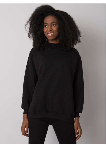 Čierna dámska mikina