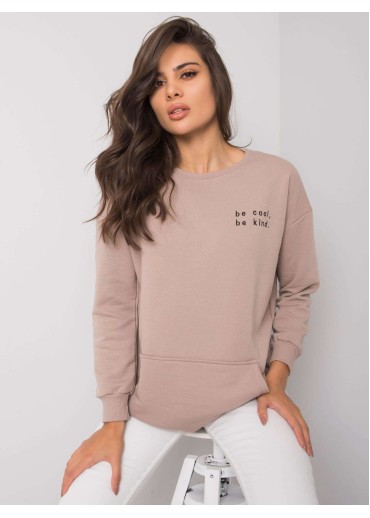 Sivá športovo elegantná mikina