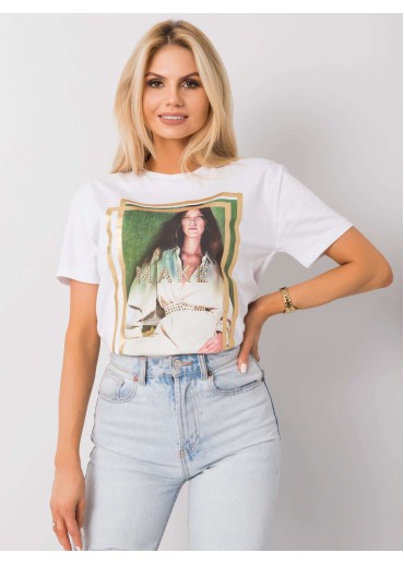Biele tričko s potlačou
