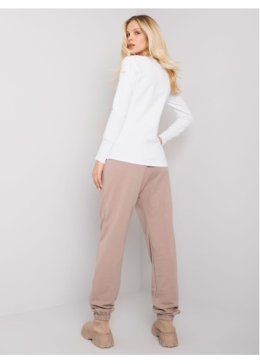 Béžovo hnedý športový komplet